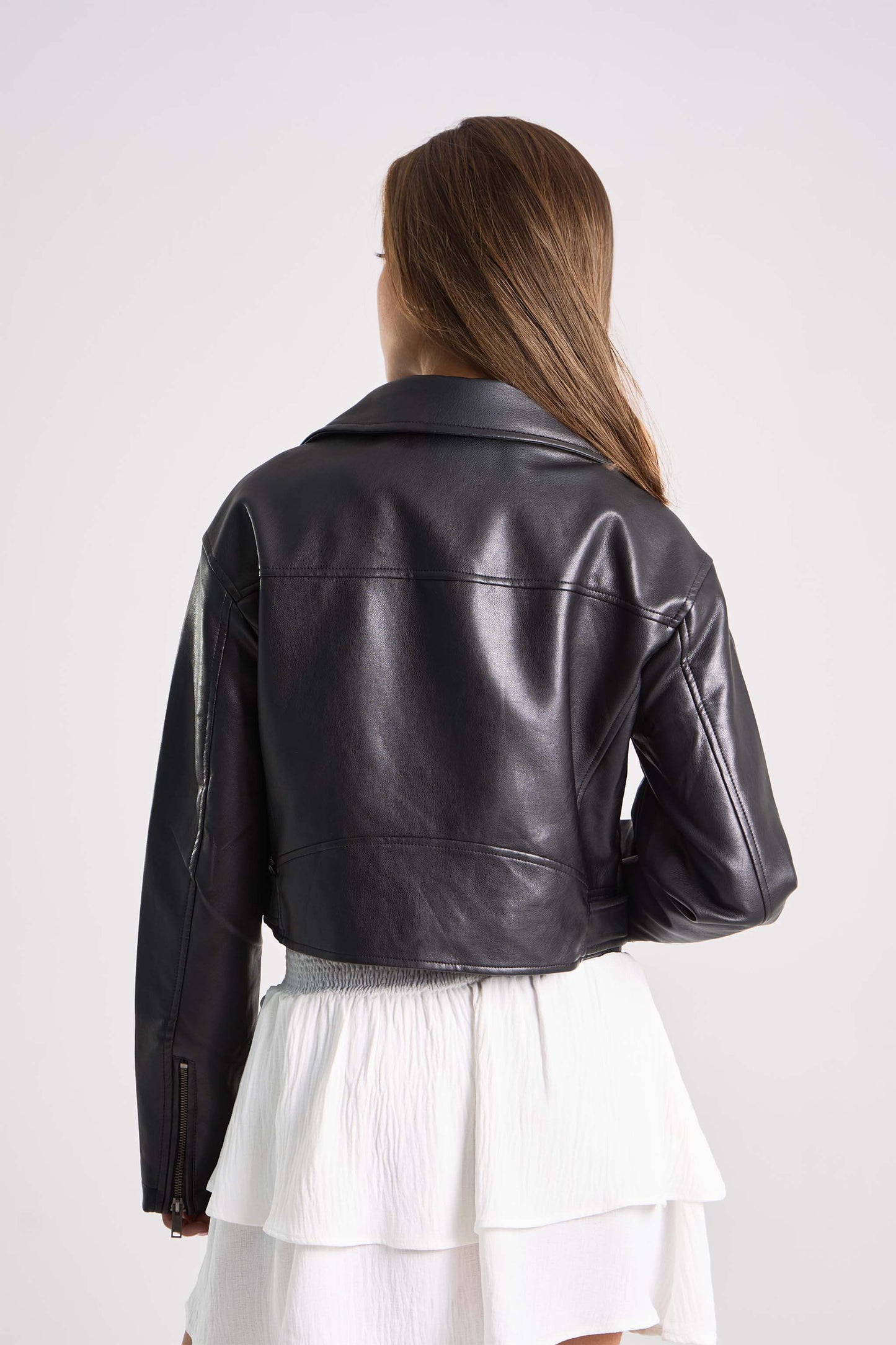 24 CHAQUETA BIKER EFECTO PIEL ESTER