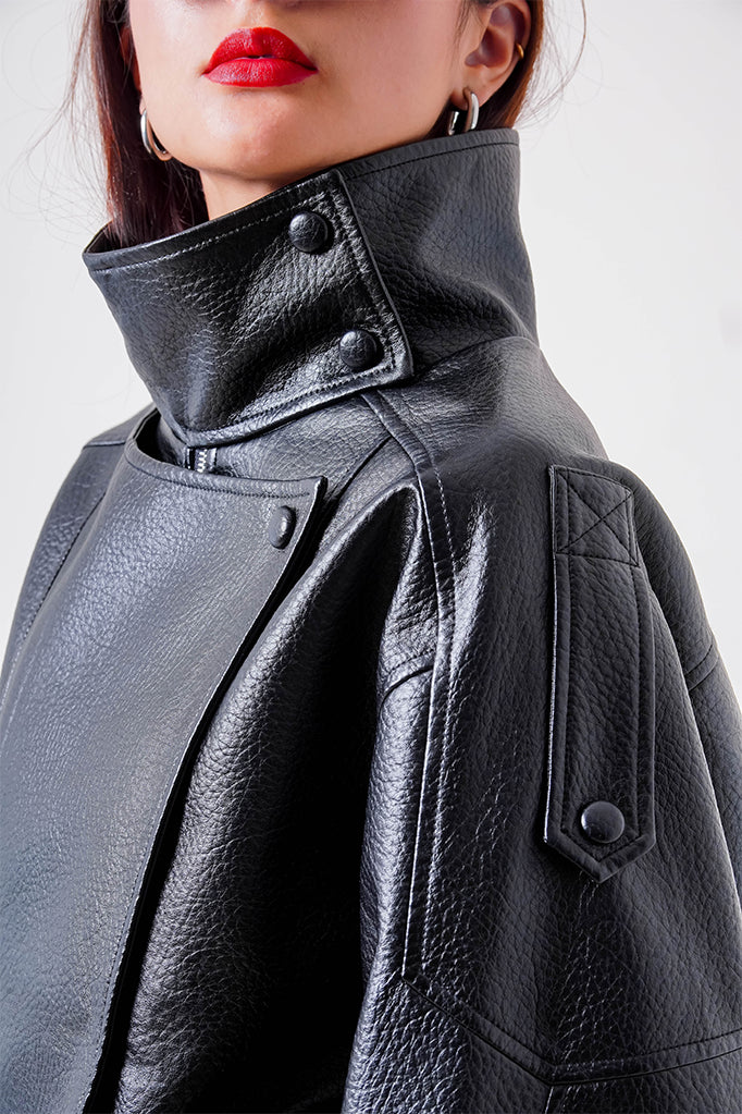 26 CHAQUETA BIKER EFECTO PIEL 8756.
