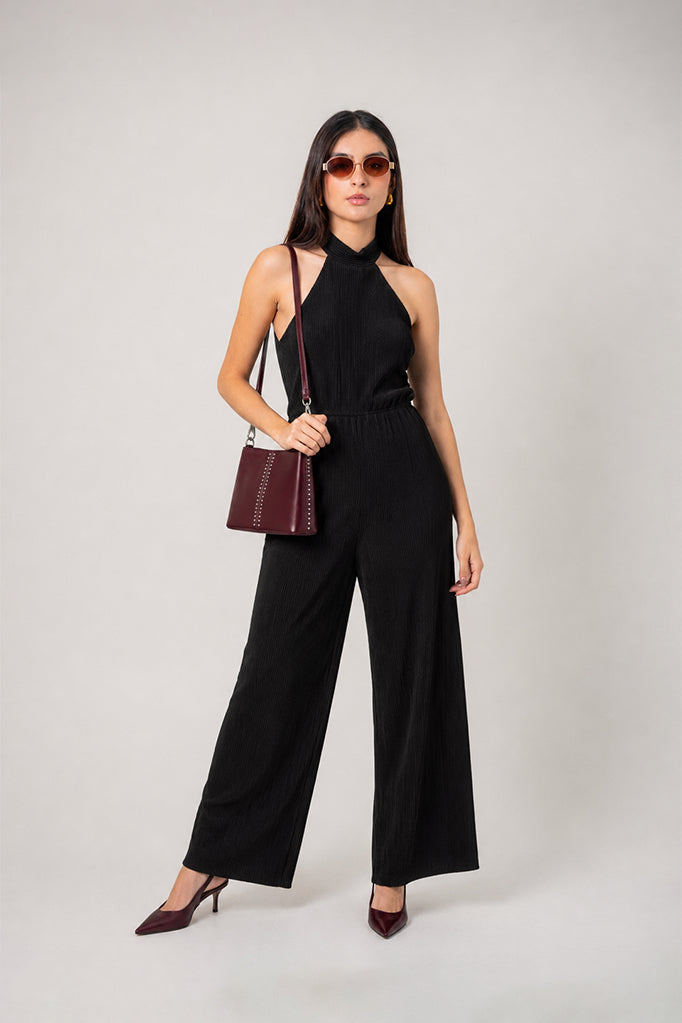 ENTERIZO HALTER PLISADO G-M 8511.