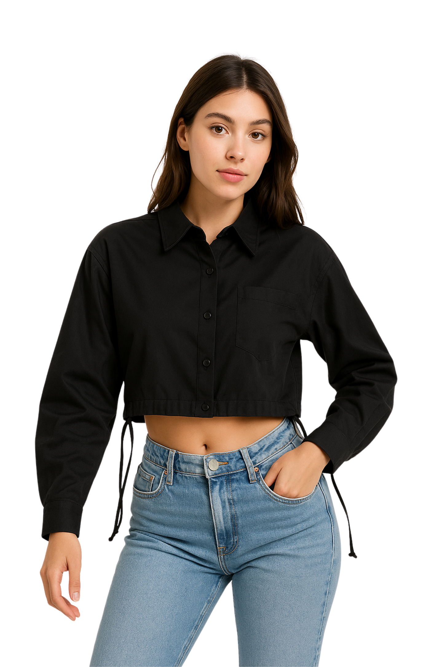 BH CAMISA CORTA CINTURA AJUSTABLE 6666