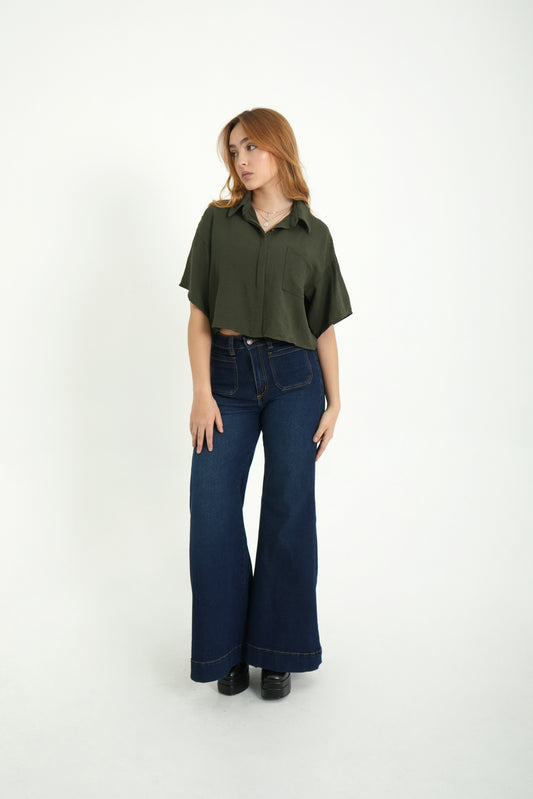 BH CAMISA MANGA CORTA FLUIDA 6885