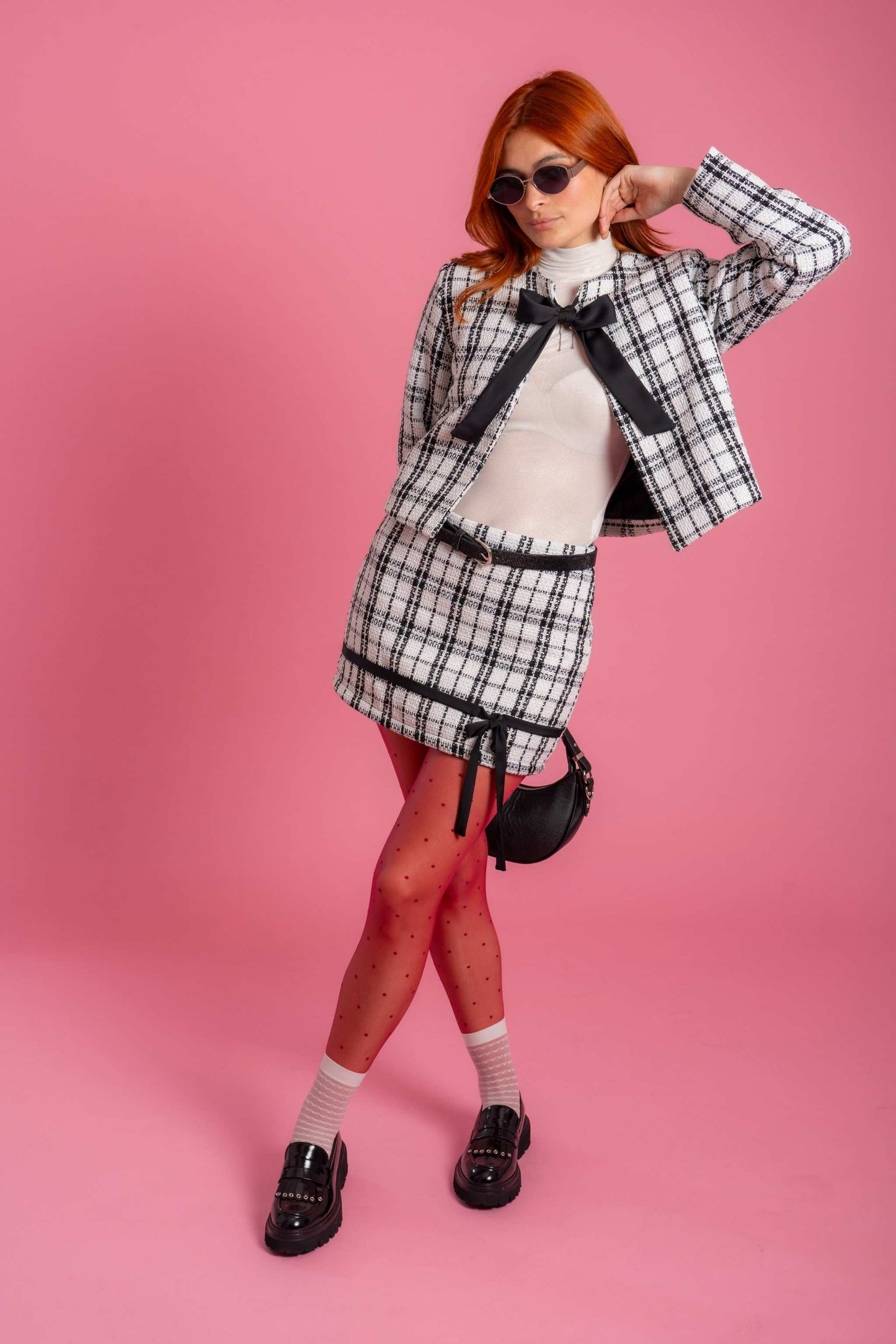 BH FALDA TWEED LAZO 8156