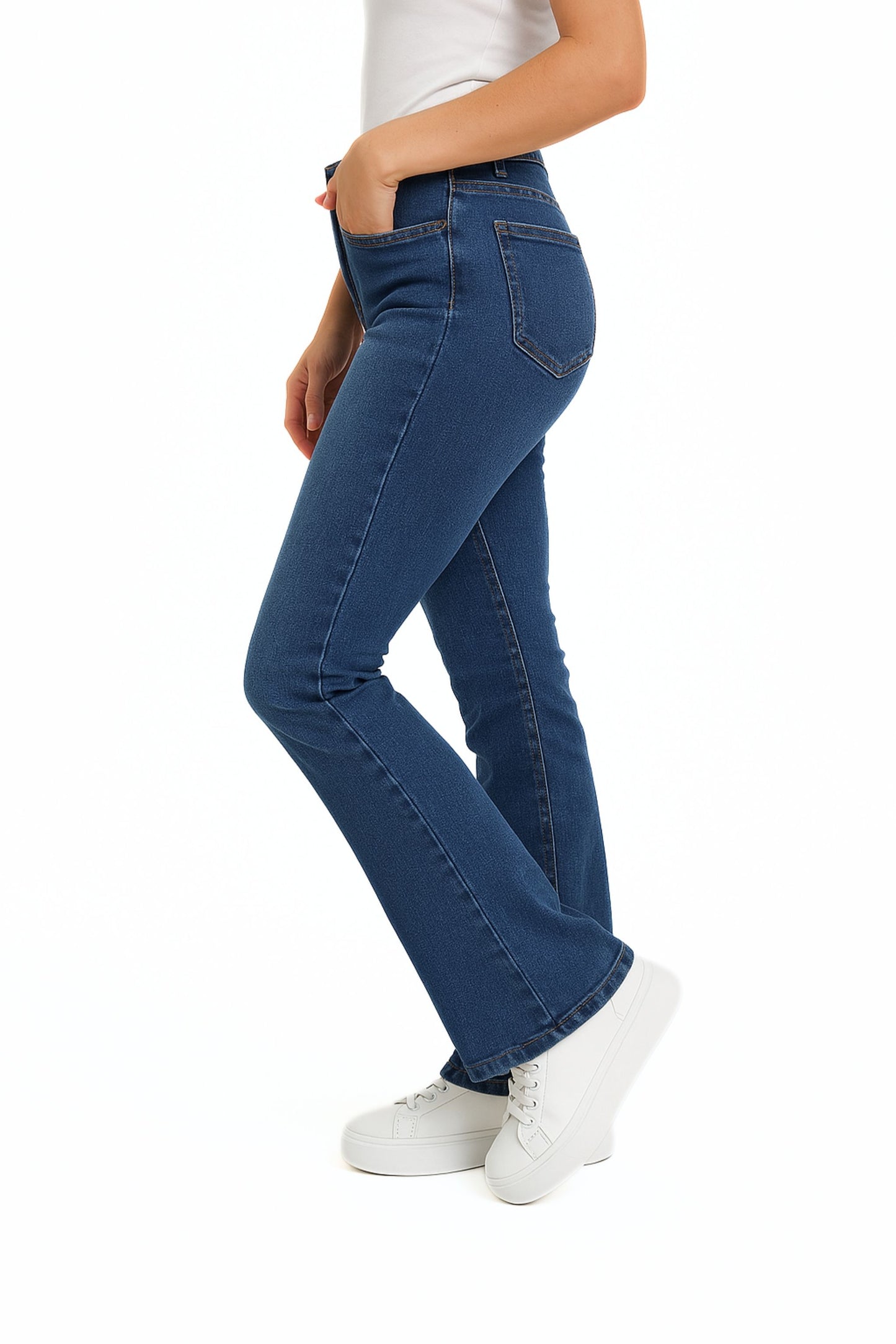 BH JEAN FLARE SLIT 7220