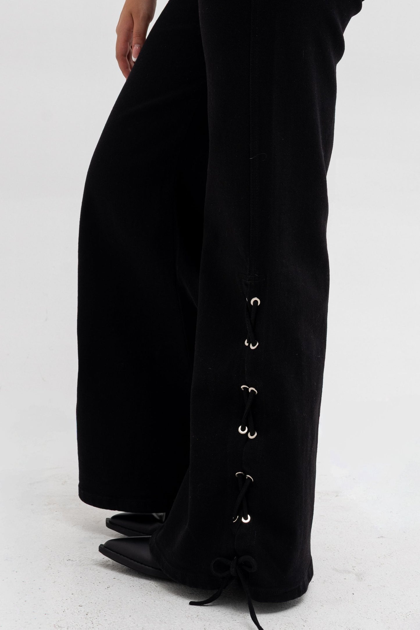 BH JEANS WIDE LEG LACE UP LOURDES 6704