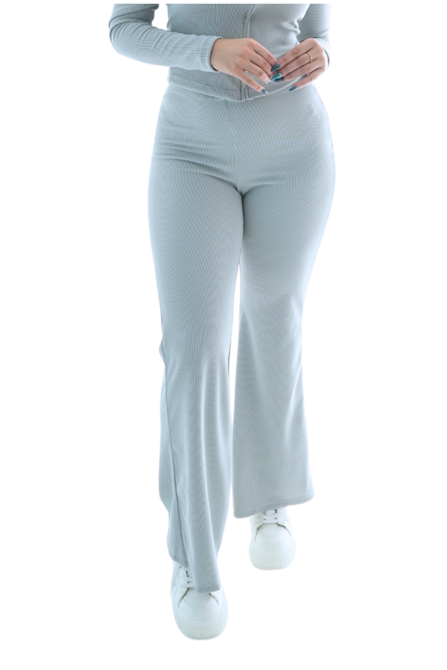 BH PANTALON FLARE RIB 6587