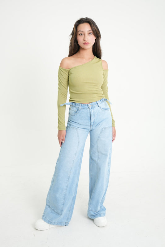 BH TOP ASIMETRICO CUT OUT 6584