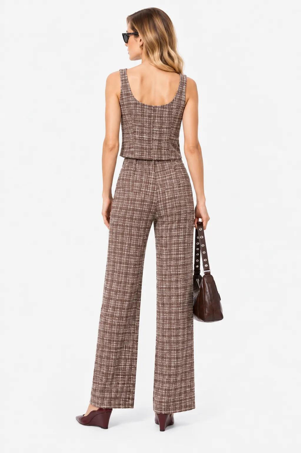 BH TOP BUSTIER TWEED 7484