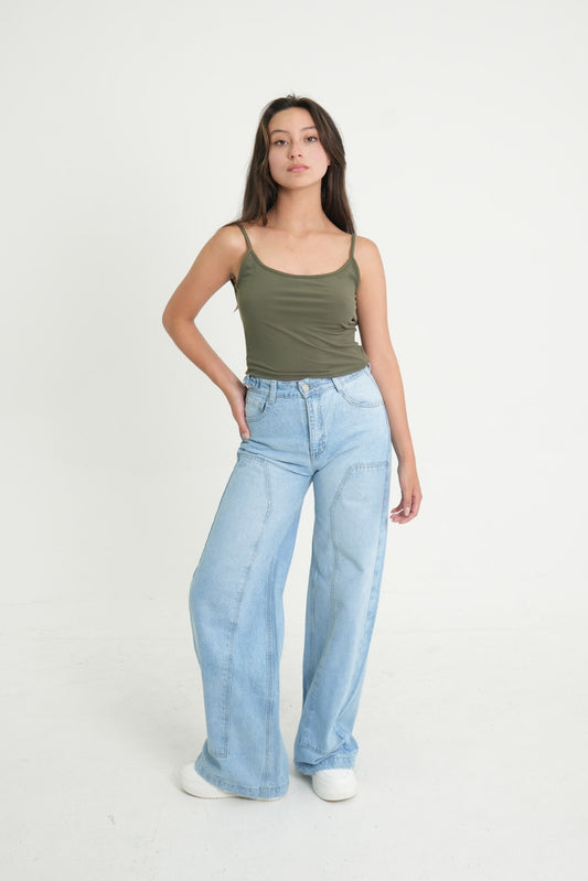 BH TOP CROP RIB TIRANTES 6701