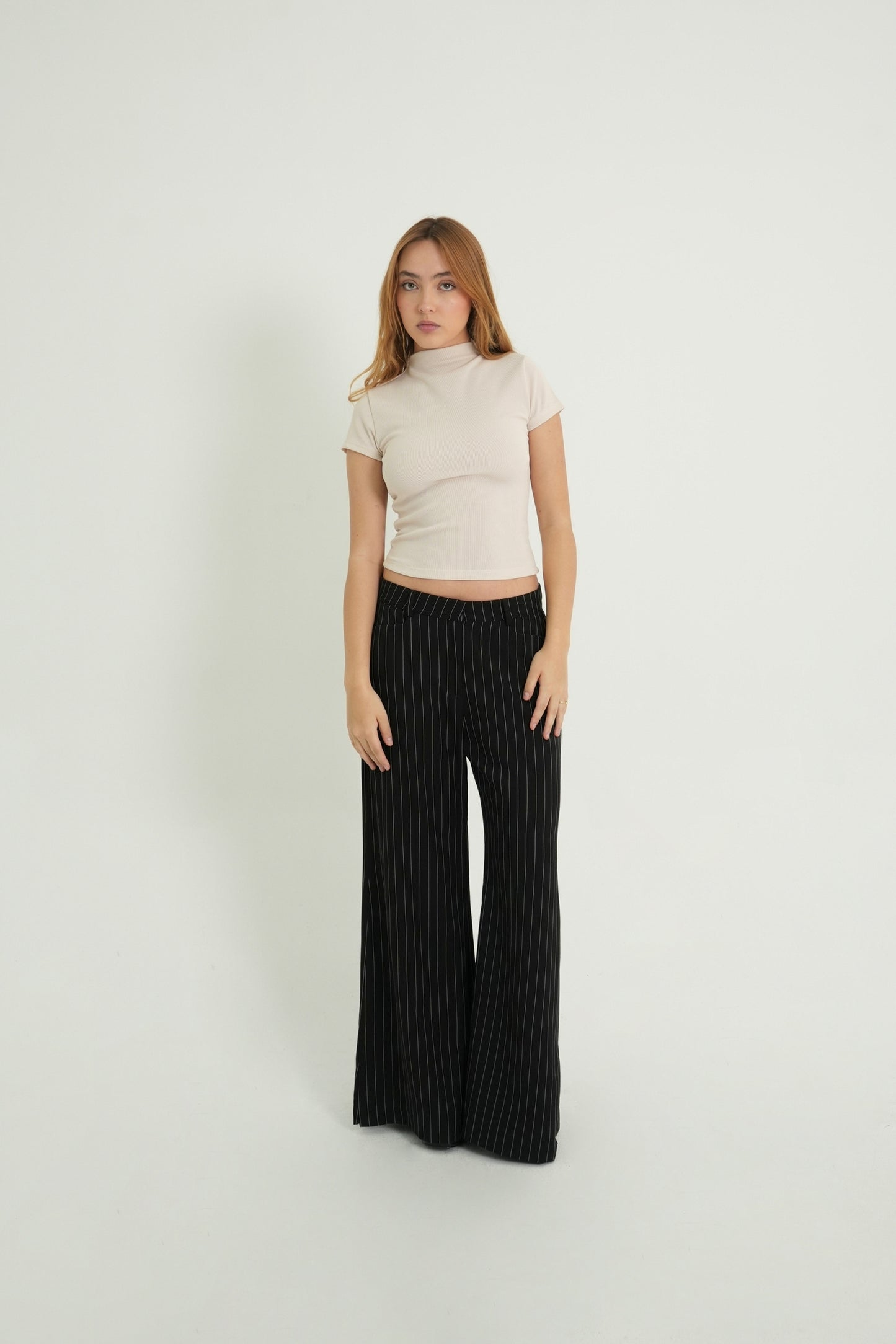 BH TOP CUELLO ALTO RIB 6585