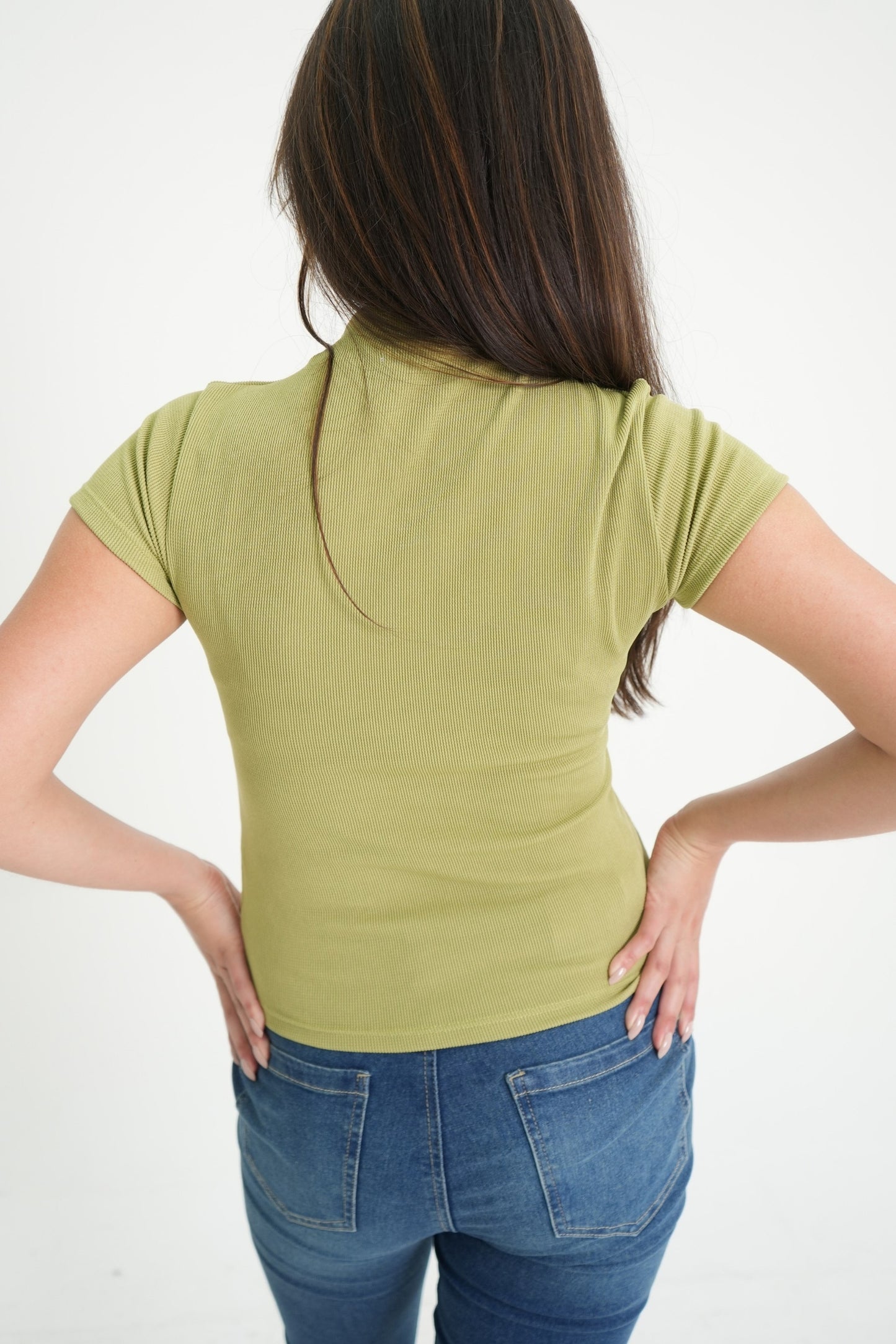 BH TOP CUELLO ALTO RIB 6585