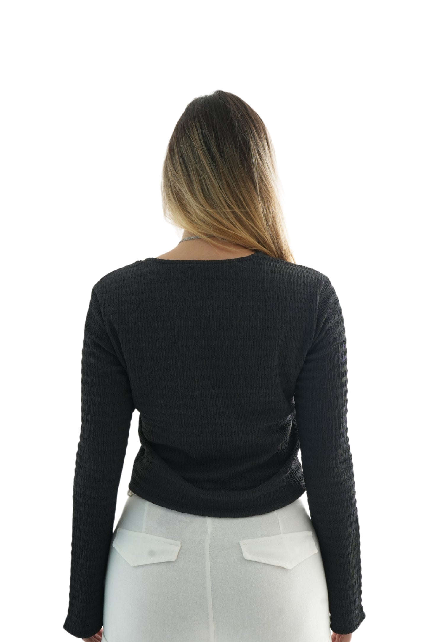 BH TOP LACE UP TEXTURA 7256