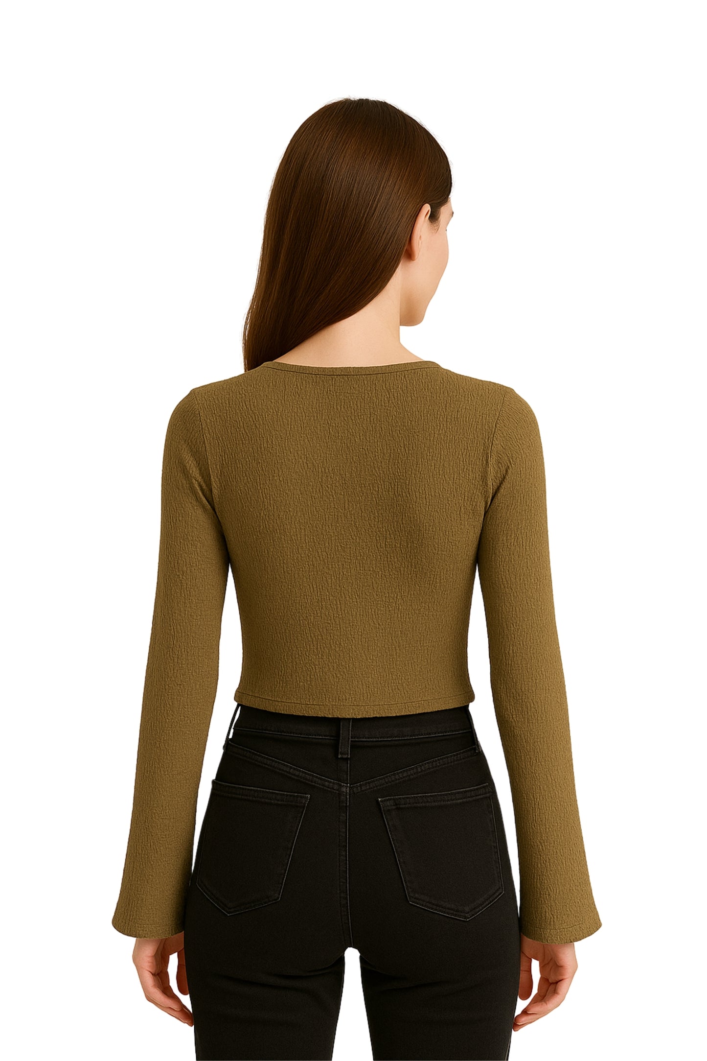 BH TOP LACE UP TEXTURA 7256