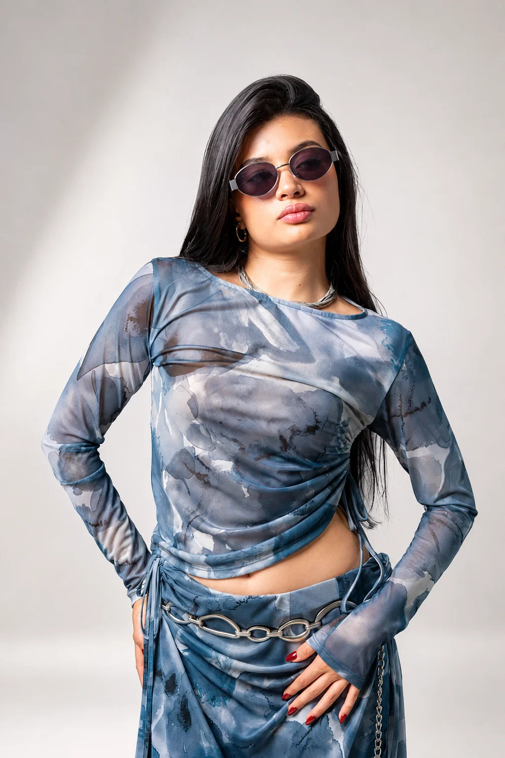 BH TOP MANGA LARGA MESH 8280