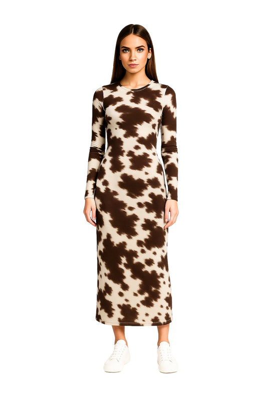 BH VESTIDO MESH MANGA LARGA 7133