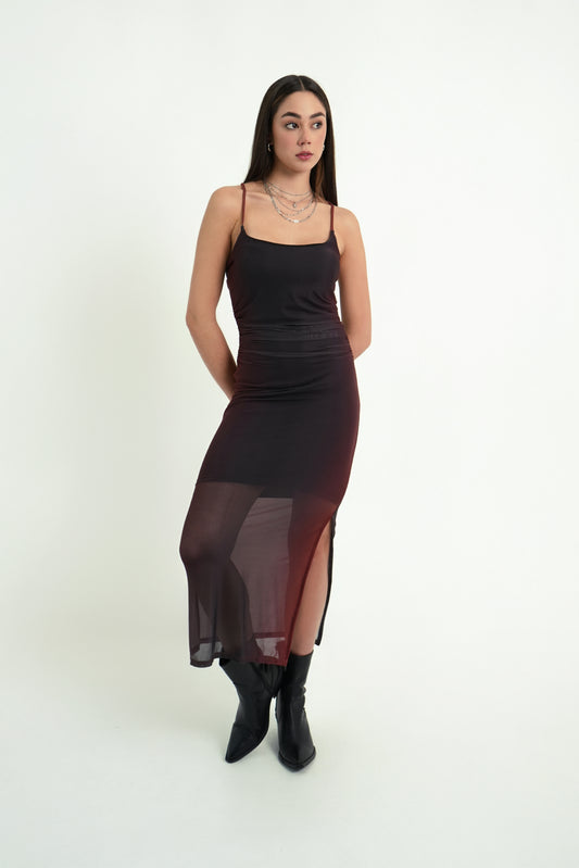 BH VESTIDO SLIM FIT MESH 7243