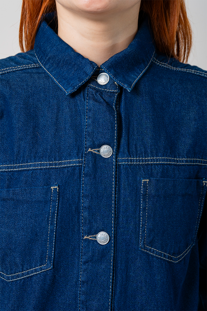 VESTIDO CORTO DENIM E-M 8311.
