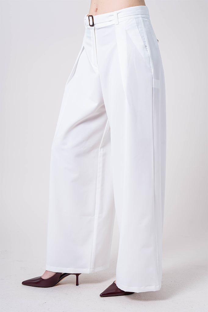 PANTALON WIDE LEG CINTURON B-C 7482