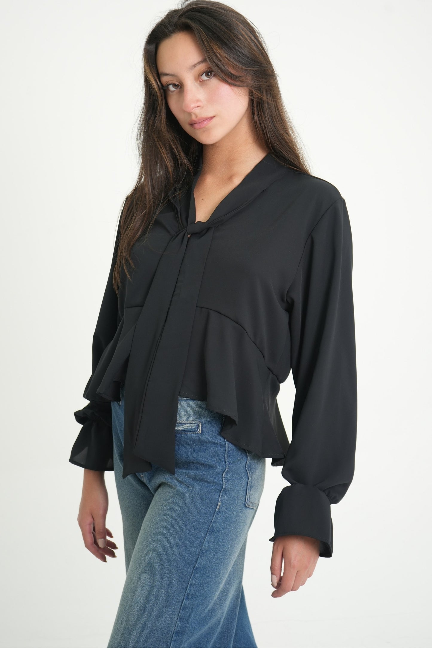 BLUSA FLUIDA LAZO 6687