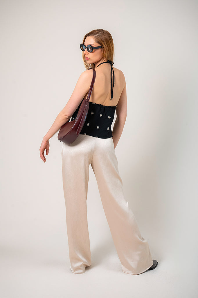 BLUSA HALTER BORDADA B-C 9280.