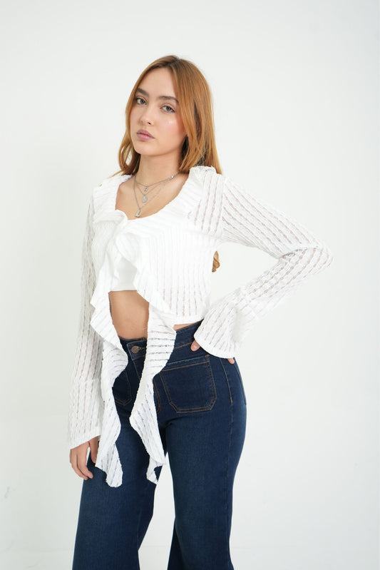 BLUSA MANGA LARGA 7527