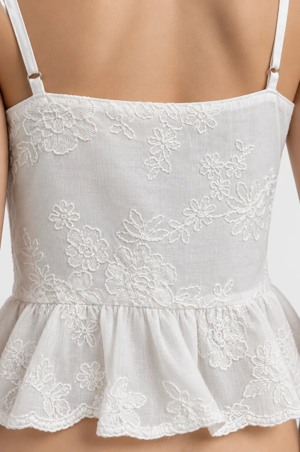 BLUSA PEPLUM BORDADA B-C 9255