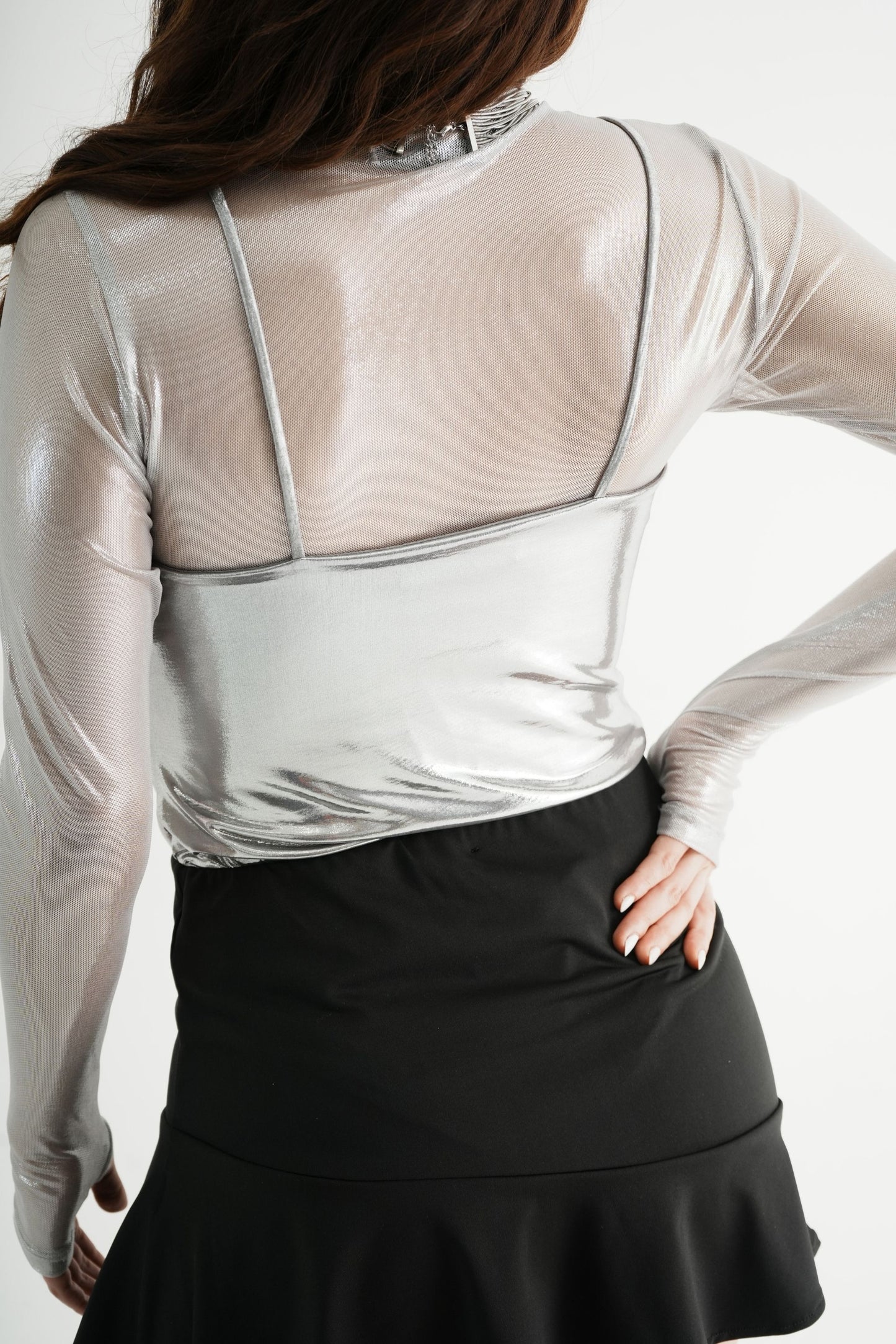 BODY MESH MANGA LARGA 7202