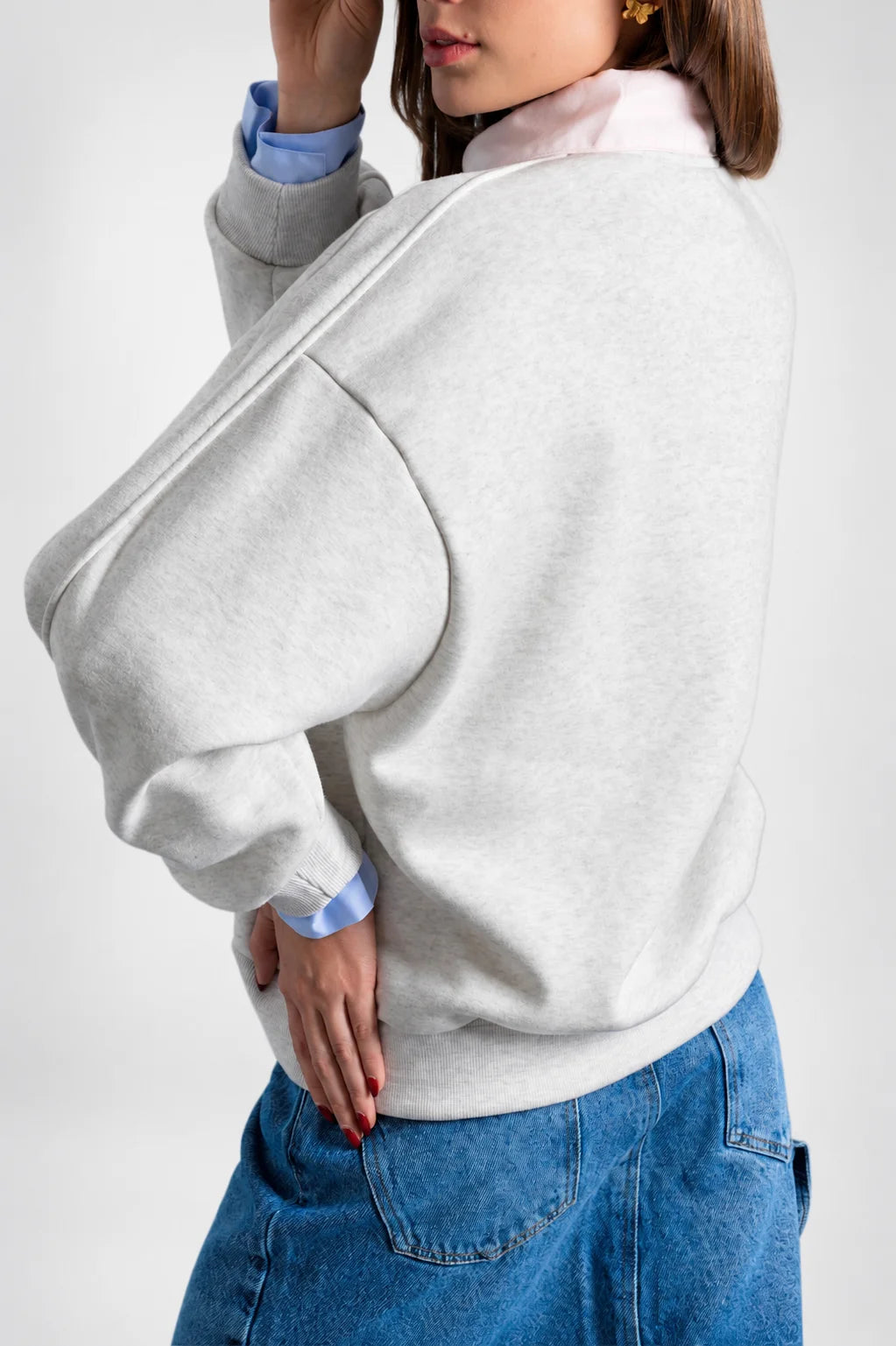BUZO CUELLO REDONDO OVERSIZE 8037