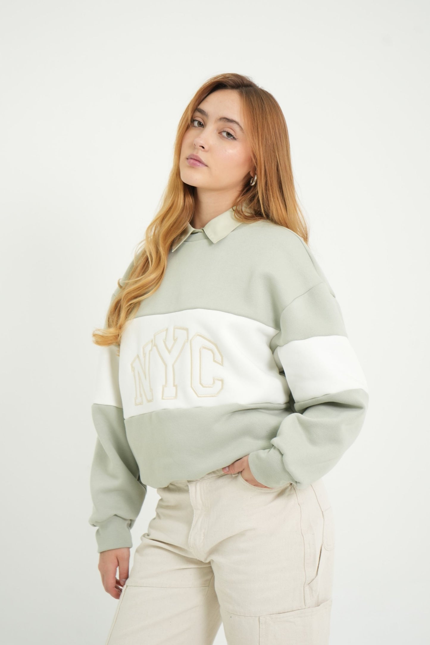 BUZO OVERSIZE CUELLO REDONDO 7226
