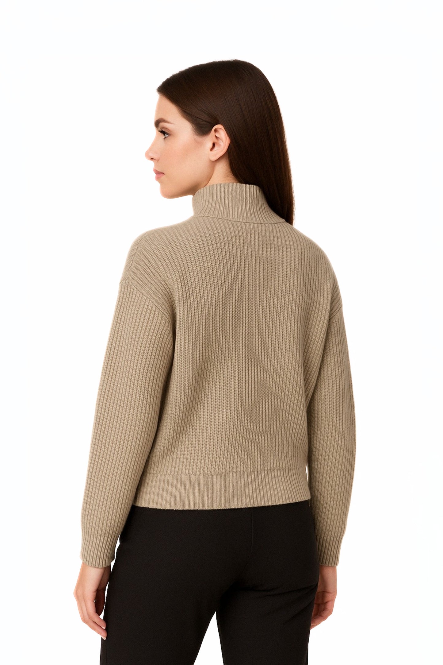 BUZO TEJIDO CUELLO ALTO CREMALLERA 6730