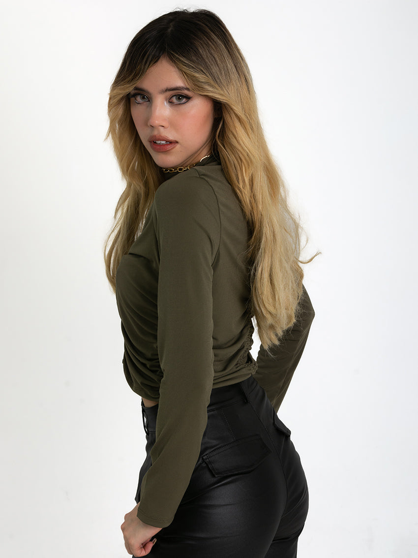 BLUSA MANGA LARGA NORRIS BEIGE