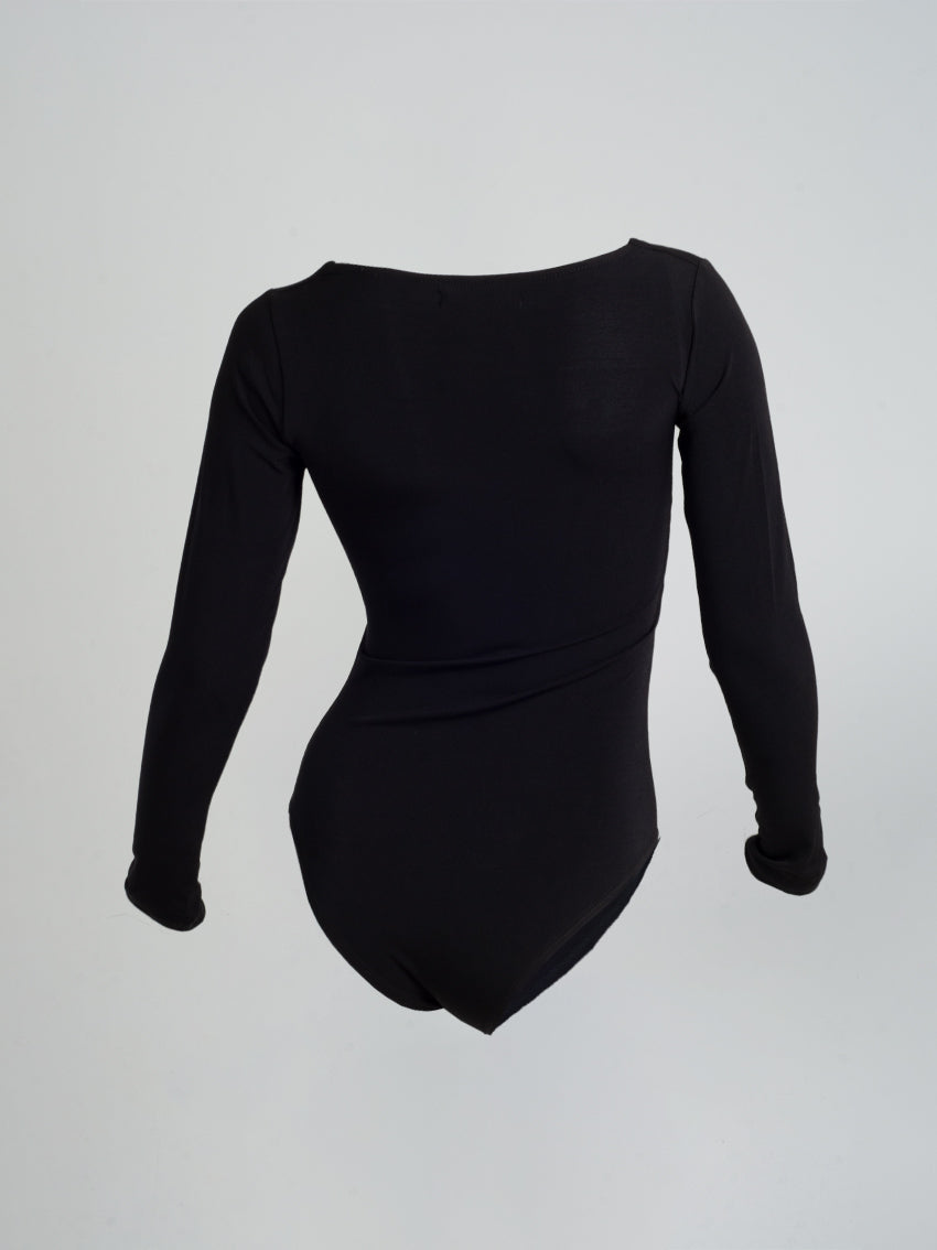 BODY MANGA LARGA GLASLY NEGRO