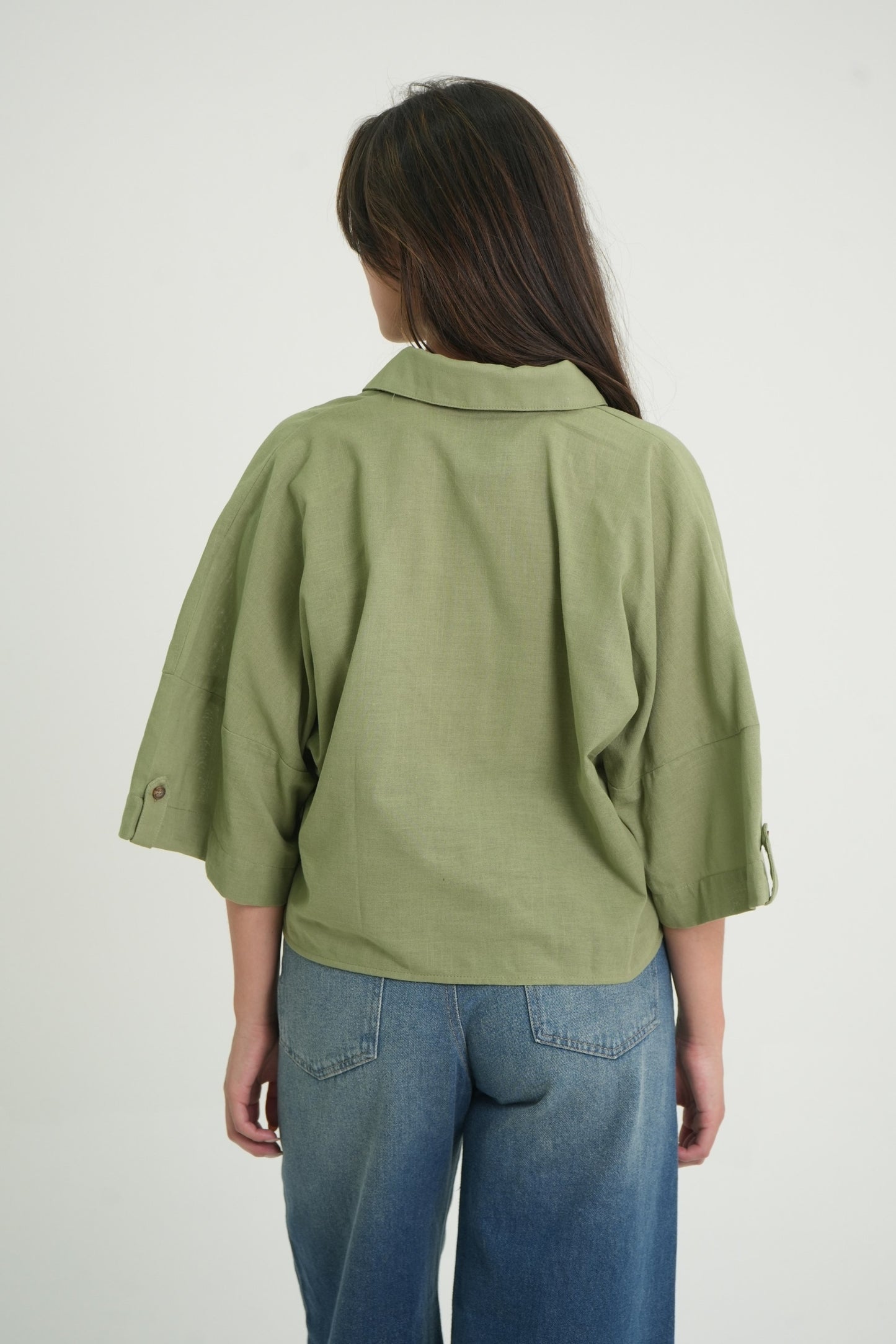 CAMISA MANGA REMANGADA 7412