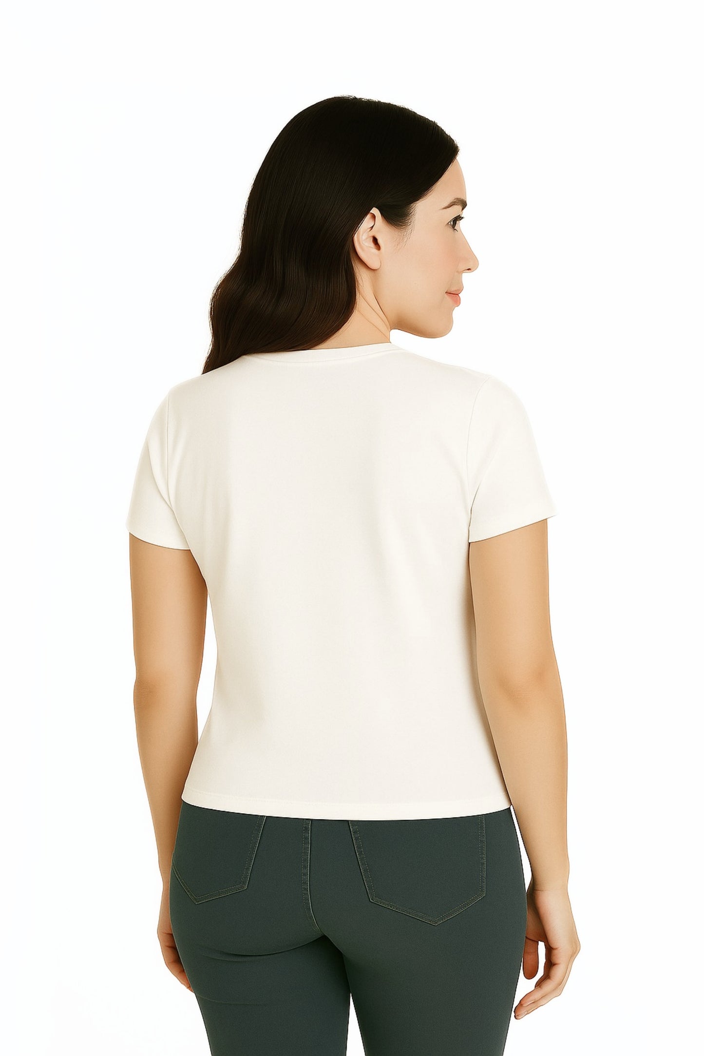 CAMISETA BASICA ROSTRO MARIPOSA THREE