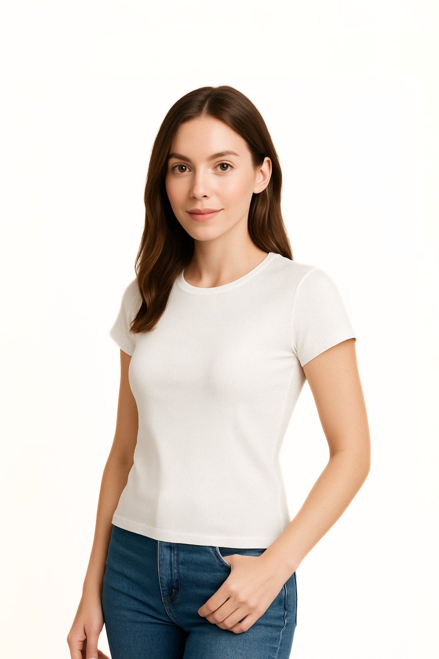 CAMISETA RIB MANGA CORTA 6860