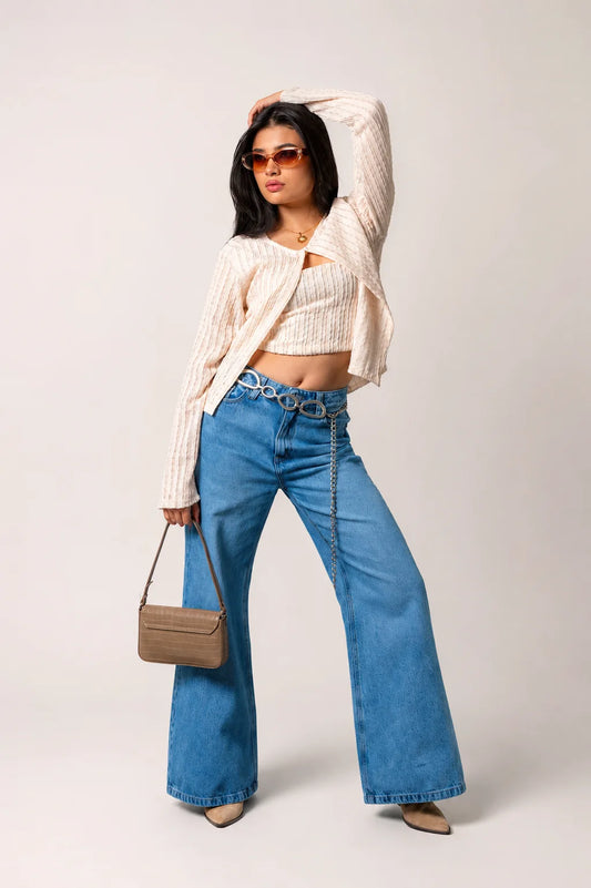 CARDIGAN SET TEXTURA E-C 8597