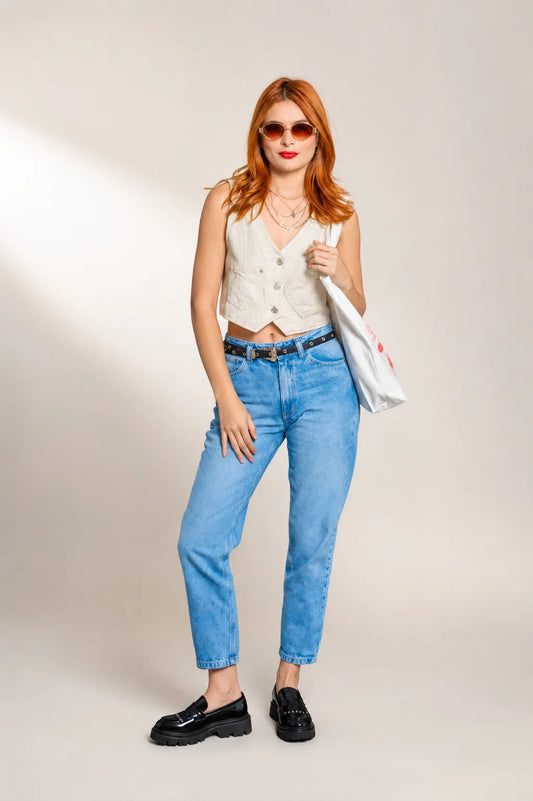 CHALECO DENIM FOIL 7128
