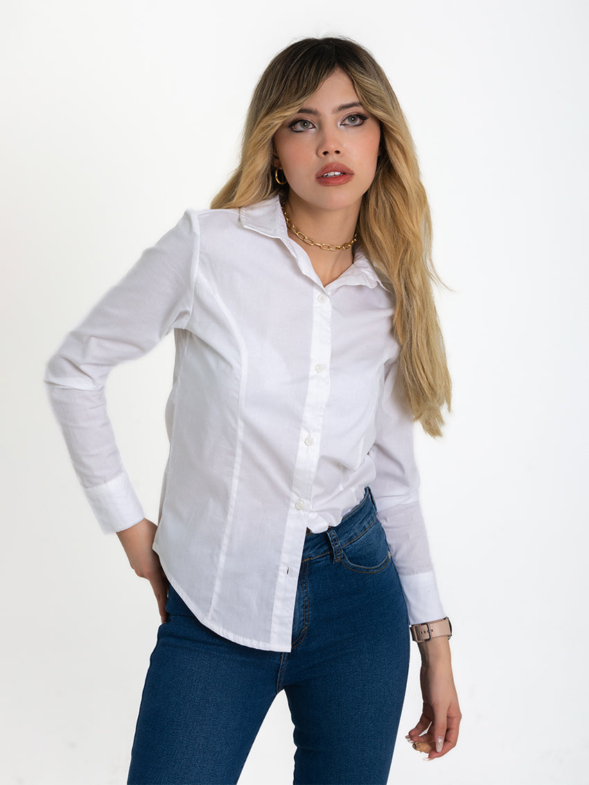CAMISA ABIYAN BLANCA