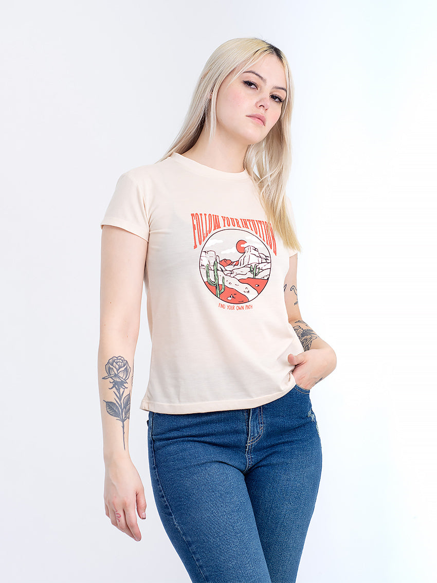 CAMISETA COWBOY BEIGE