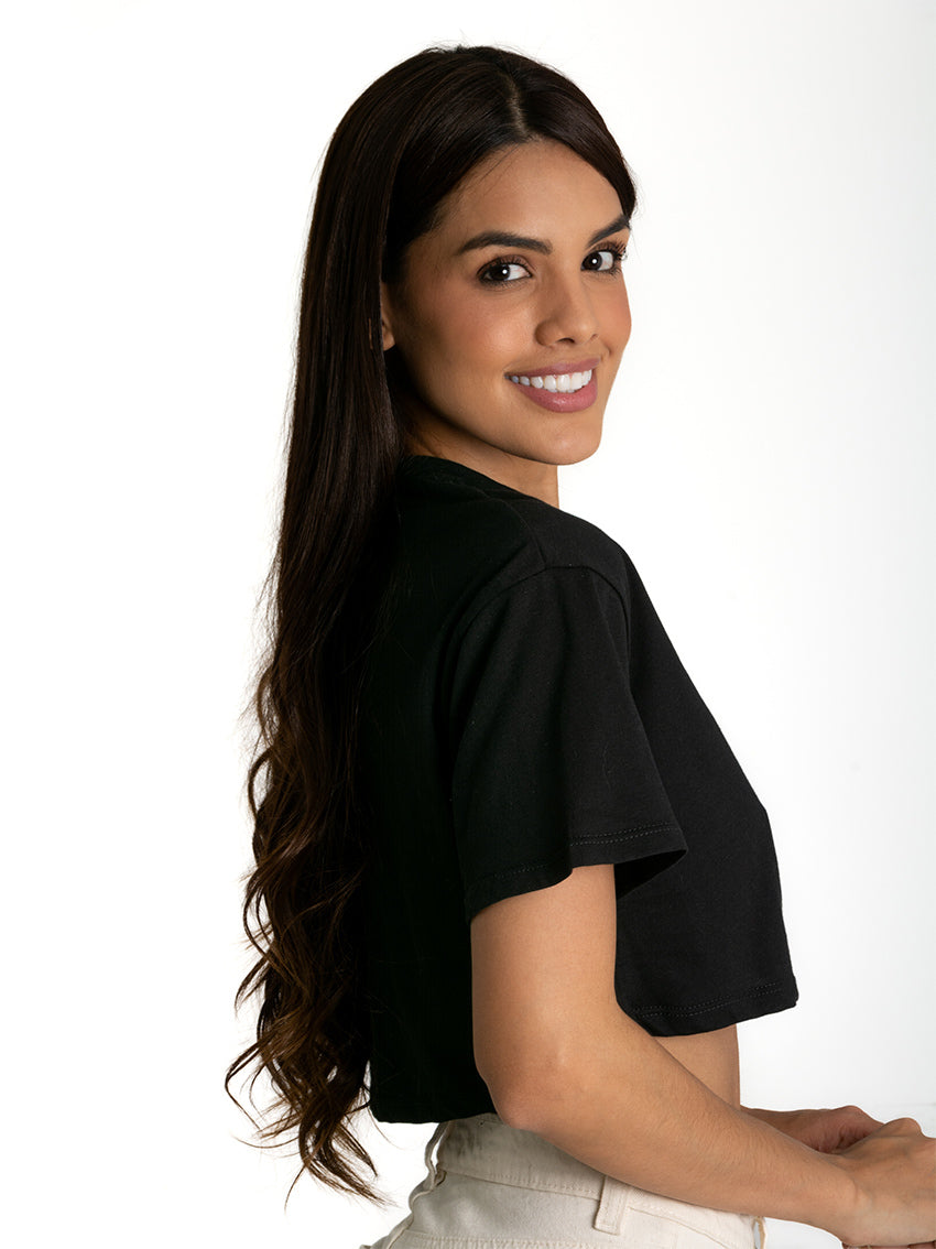 CAMISETA CROP MONA