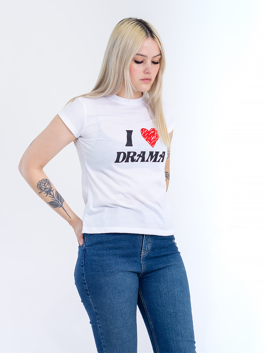 CAMISETA DRAMA BLANCO