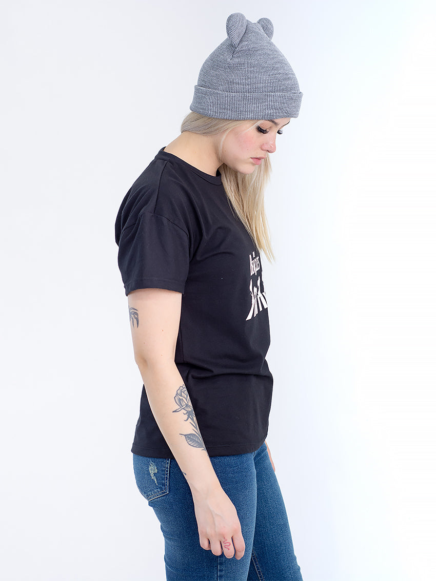 CAMISETA OVERSIZE CUORE NEGRO
