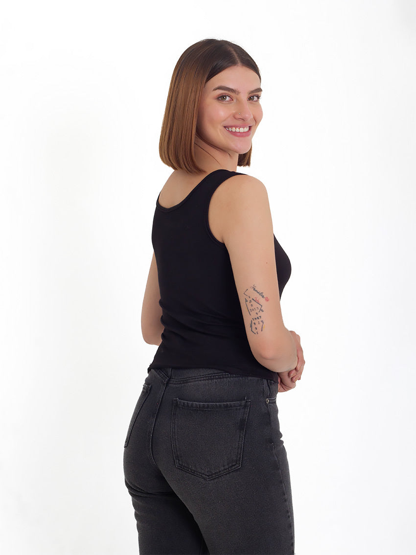 CAMISETA MANGA SISA LEPPER NEGRA