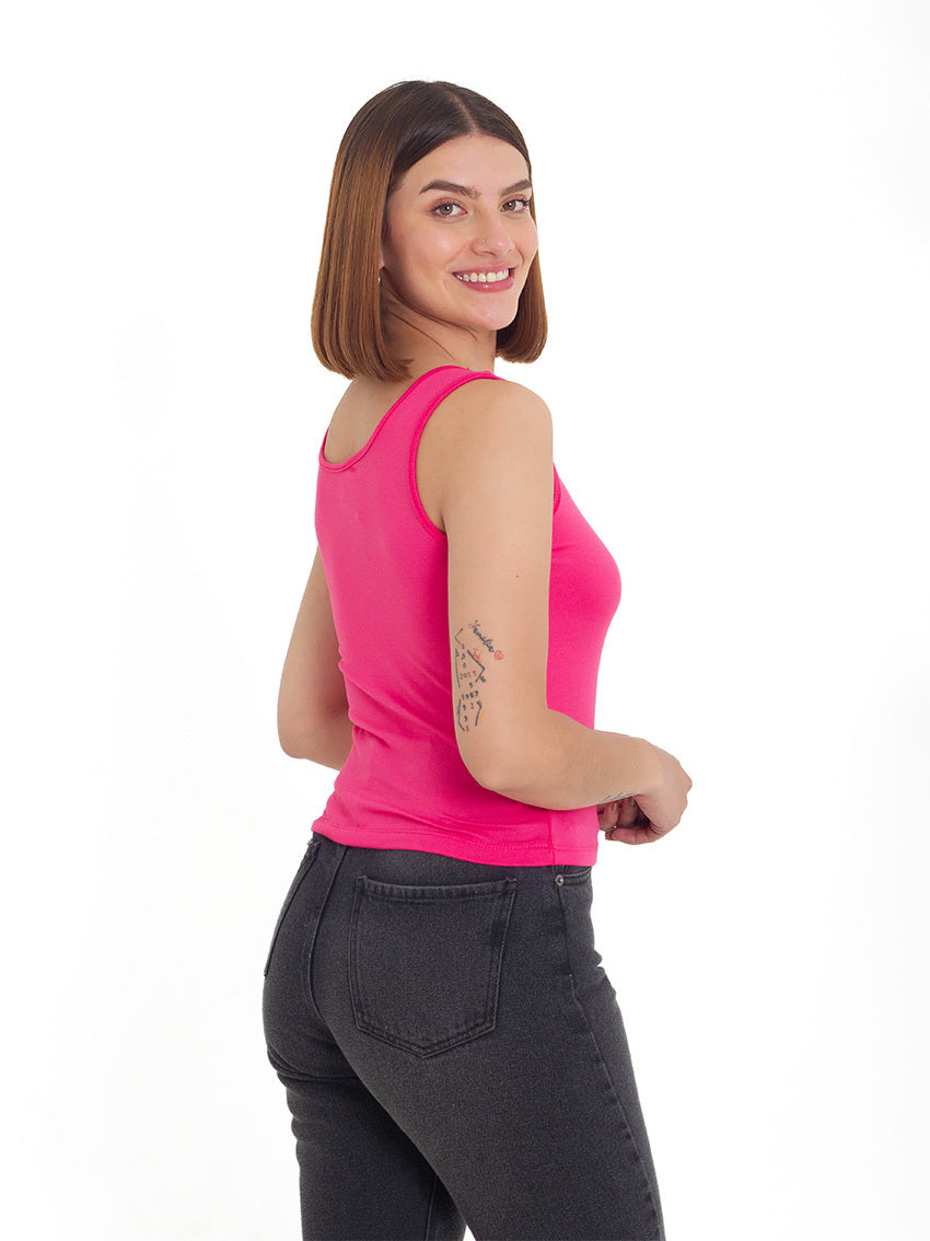 CAMISETA MANGA SISA LEPPER FUCSIA S