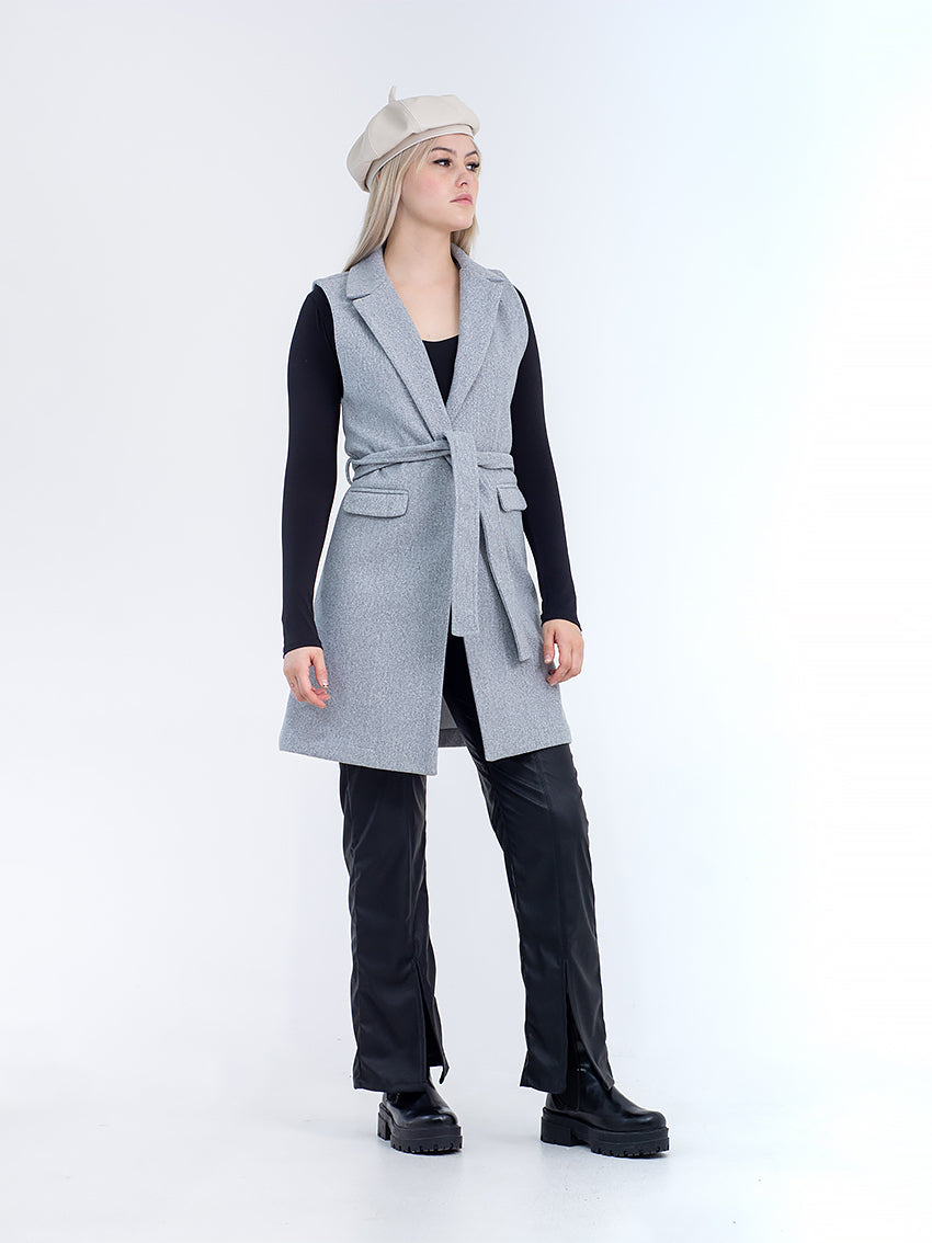 CHALECO CATIA GRIS
