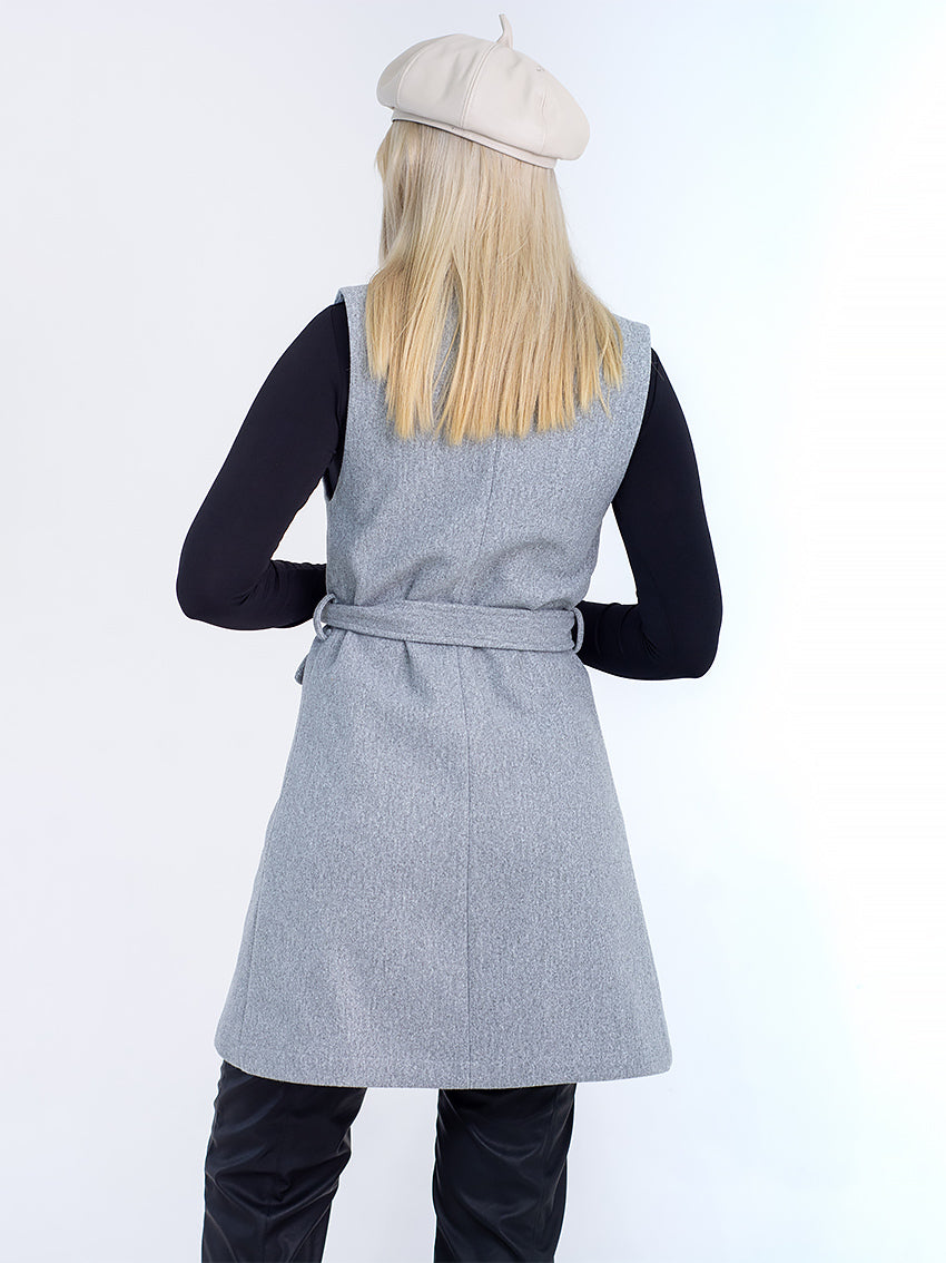 CHALECO CATIA GRIS