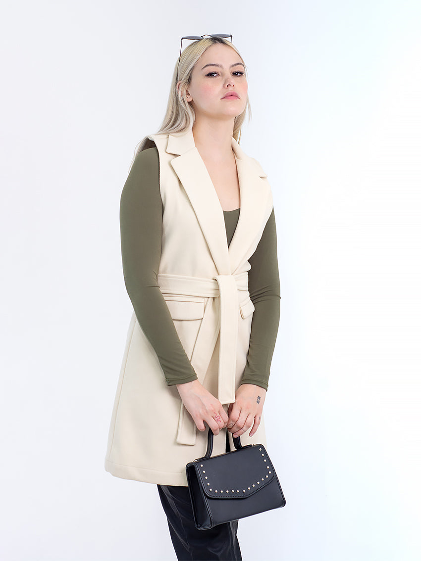 CHALECO CATIA IVORY