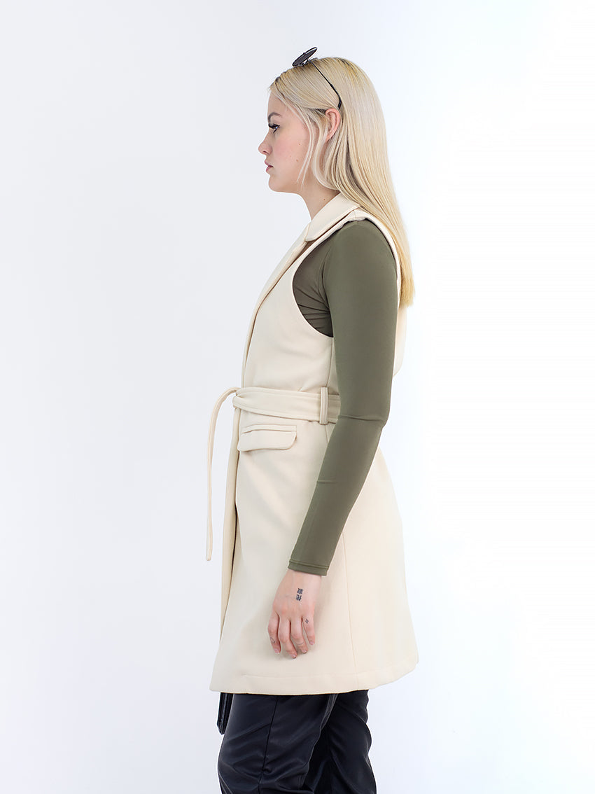 CHALECO CATIA IVORY