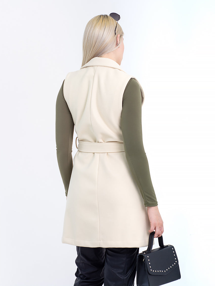 CHALECO CATIA IVORY