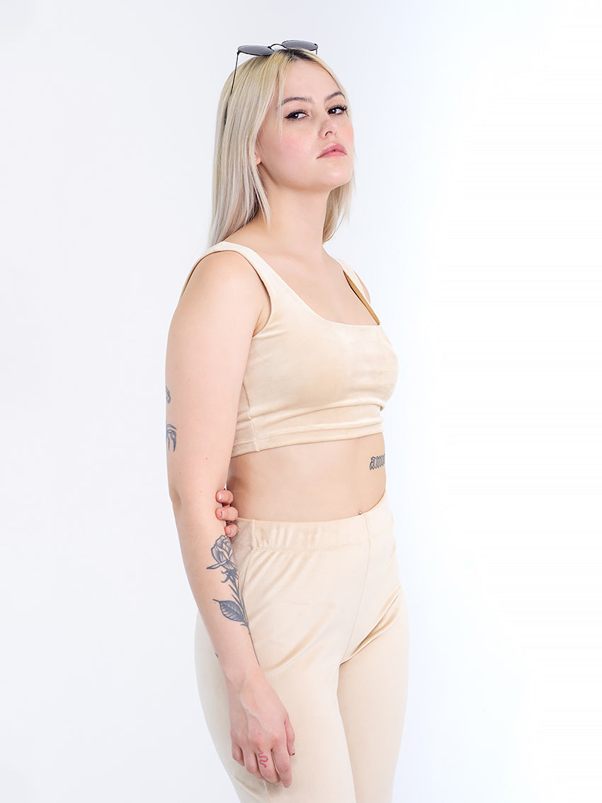 CROP TOP CHENILLA