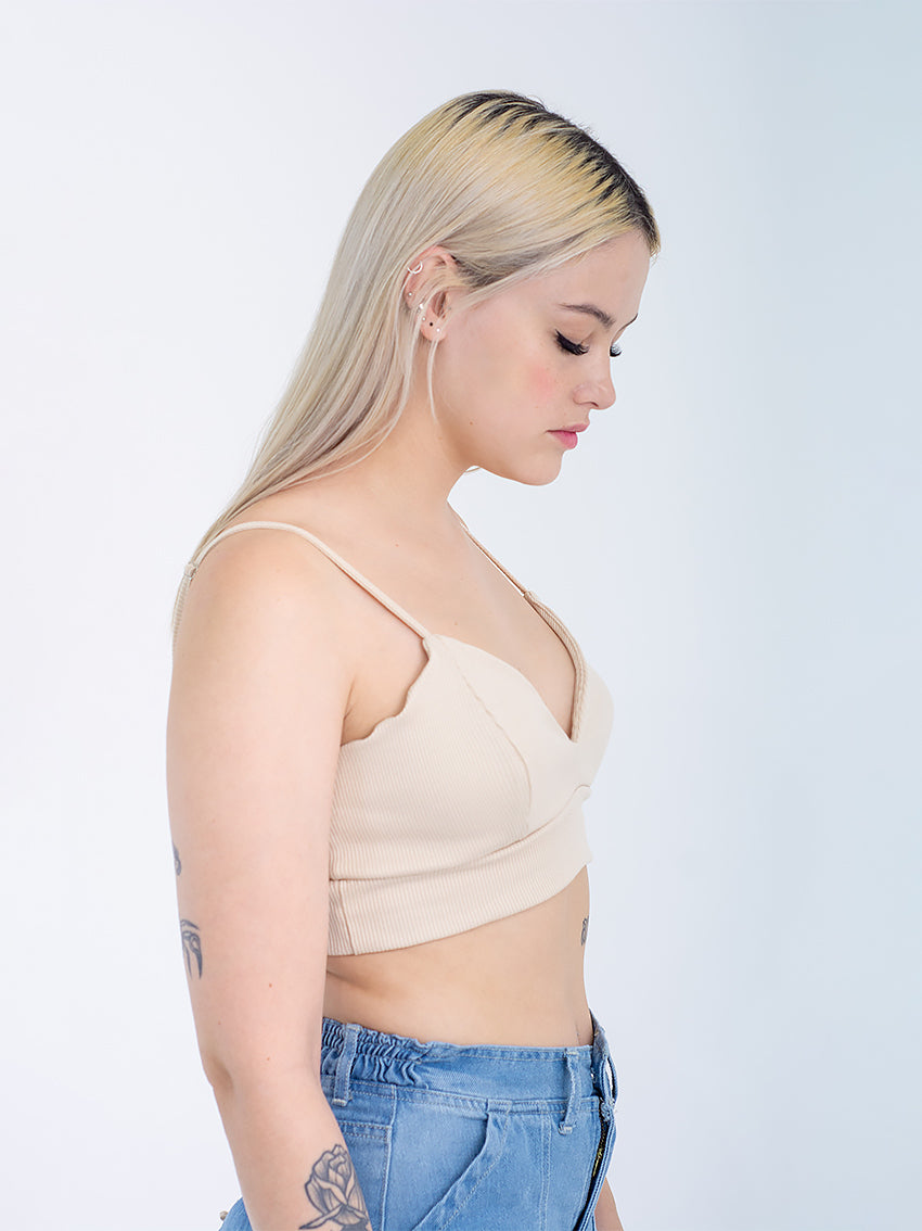 CROP TOP TALIA GRIS